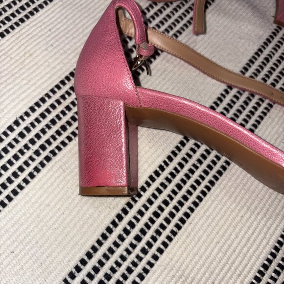 Naturalizer Vera 8.5M Pink Strappy Leather Heels - Picture 14 of 16